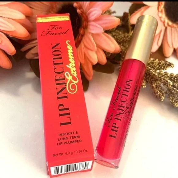 🌟🧚‍♀️PINK PUNCH Too Faced Lip Injection Extreme NWT - Picture 4 of 6